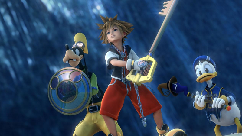 Your main heroes, for the most part: Goofy, Sora, and Donald.